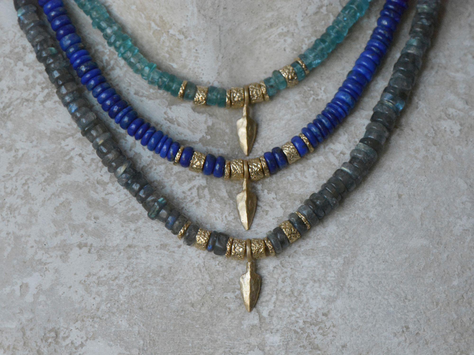 Sougia vermeil necklace by Emmanuelle Zysman