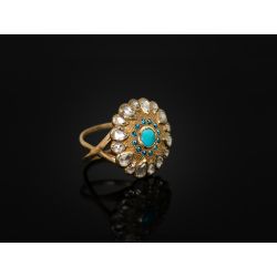 Vesna Turquoise Ring by Emmanuelle Zysman