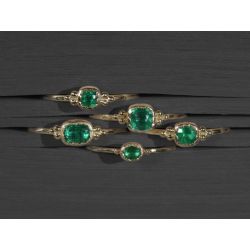 New Baby emerald ring by Emmanuelle Zysman