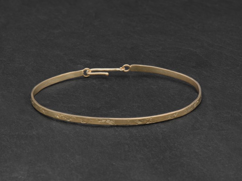 Nude squared vermeil bracelet