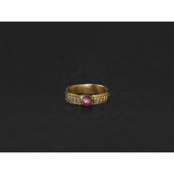 Ida Vermeil and pink tourmaline ring by Emmanuelle Zysman