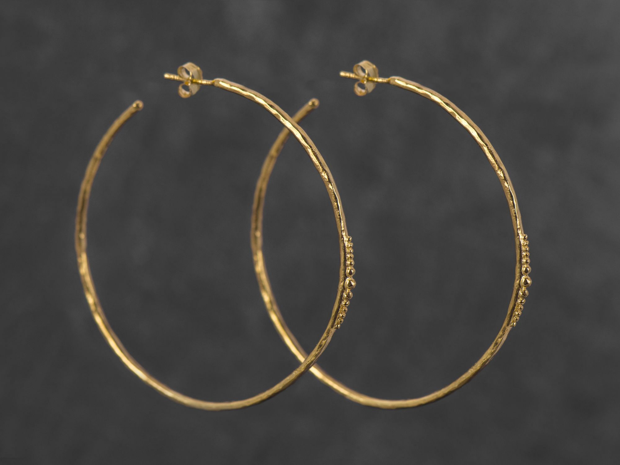 Orion vermeil earrings by Emmanuelle Zysman