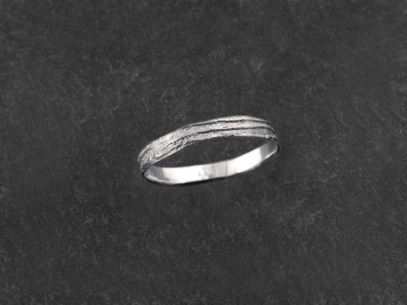 Sitia white gold ring for men by Emmanuelle Zysman