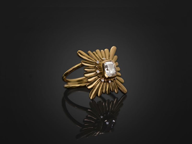 Mila Diamond Ring by Emmanuelle Zysman