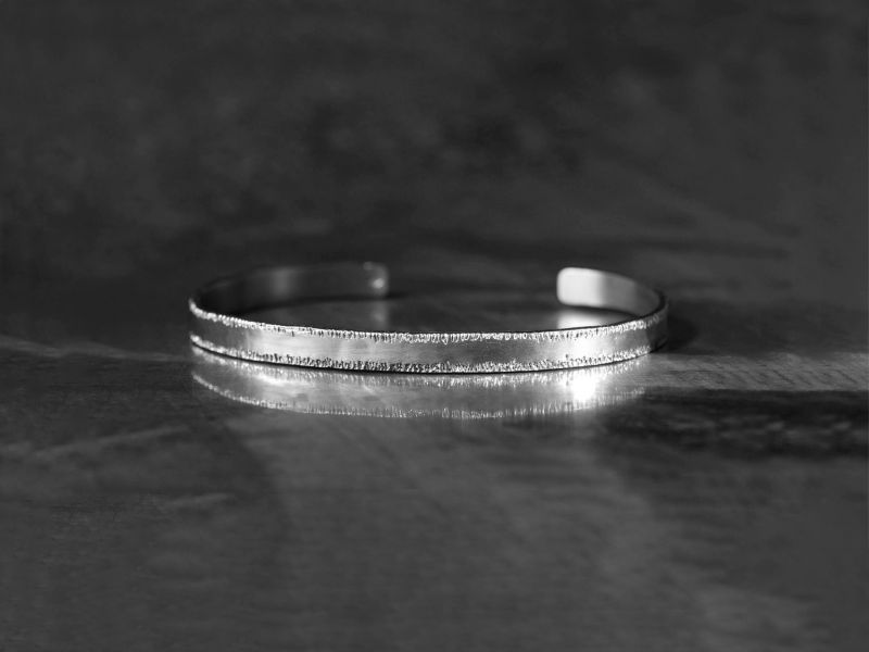 Lucky rhodium plated silver Bracelet