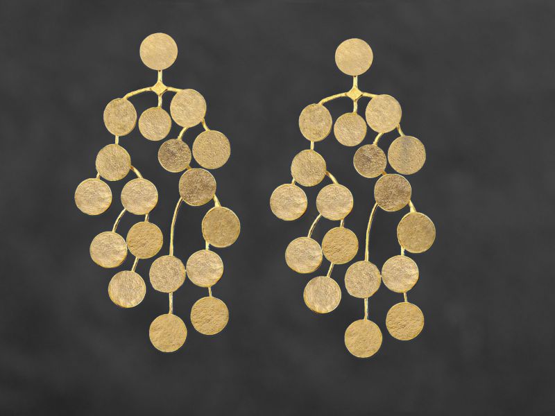 Salammbo vermeil earrings