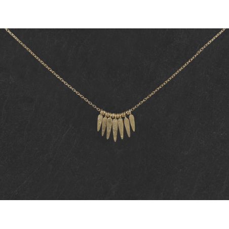 India Song yellow gold necklace