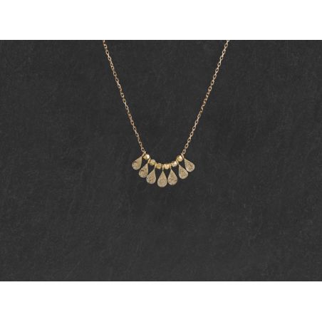 Java yellow gold necklace by Emmanuelle Zysman