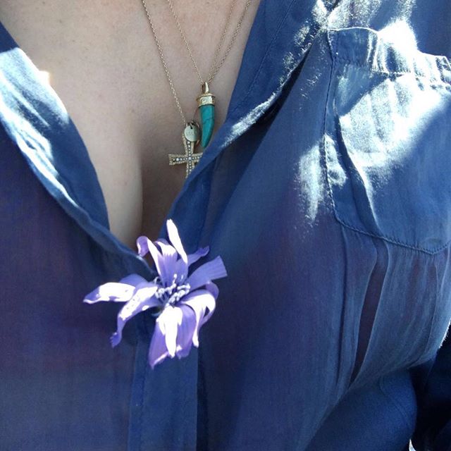 Emmanuelle Zysman : colliers Torcello diamant, Byzance vermeil turquoise