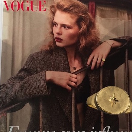 Emmanuelle Zysman : parution Vogue avec la chevalière Leïla